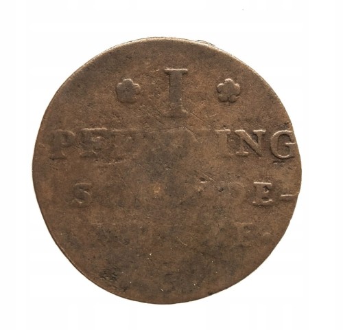 Niemcy, Hanower, Jerzy III, 1 fenig, 1817 rok.