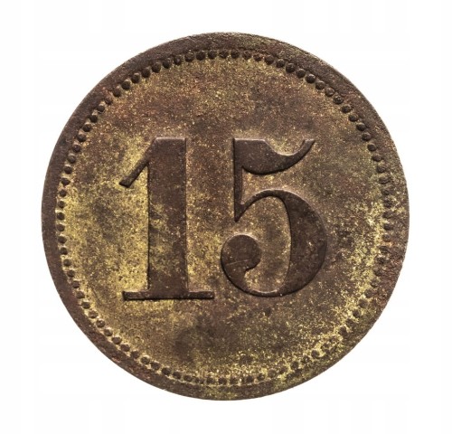 Żeton, 15 WERTH-MARKE, M.GOEBEL