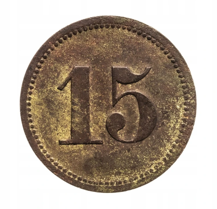 Żeton, 15 WERTH-MARKE, M.GOEBEL