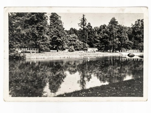 ŁÓDŹ - PARK W JULIANOWIE 1959 PRL