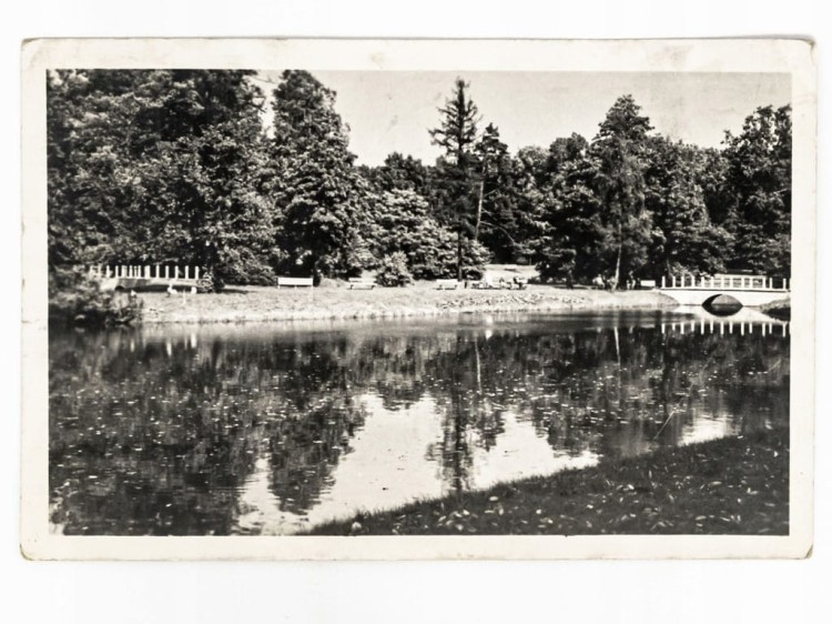 ŁÓDŹ - PARK W JULIANOWIE 1959 PRL