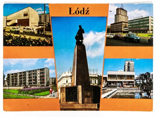 ŁÓDŹ - KINO IWANOWO POMNIK KOŚCIUSZKI OSIEDLE RETKINIA DOM KULTURY 1979 PRL