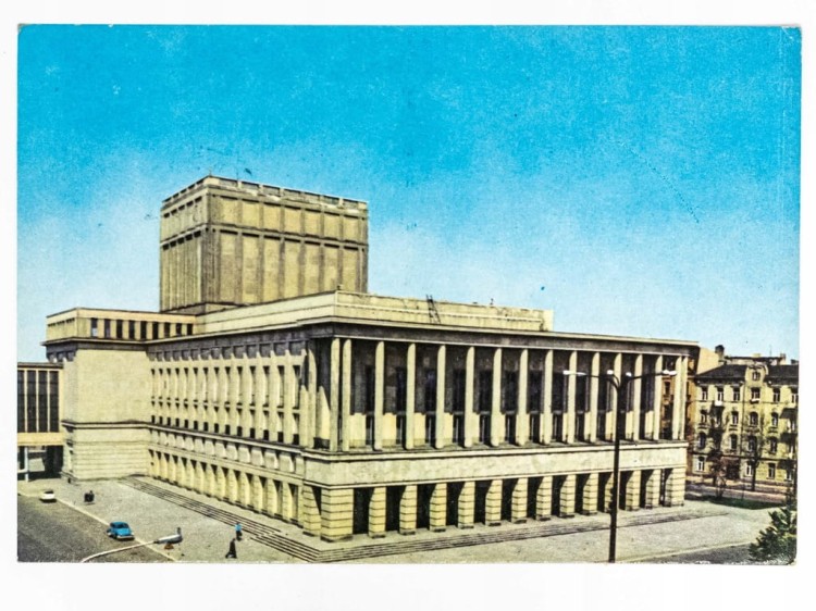 ŁÓDŹ - TEATR WIELKI 1968 PRL