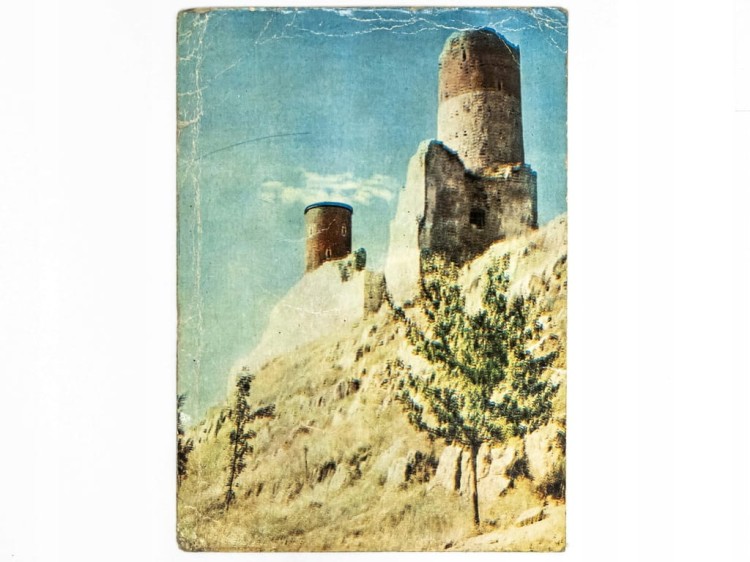 CHĘCINY - RUINY ZAMKU KRÓLEWSKIEGO 1965 PRL