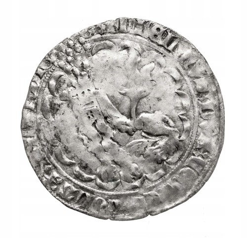 Niderlandy, Holandia, Wilhelm V Bawarski 1354-1389, grosz podwójny