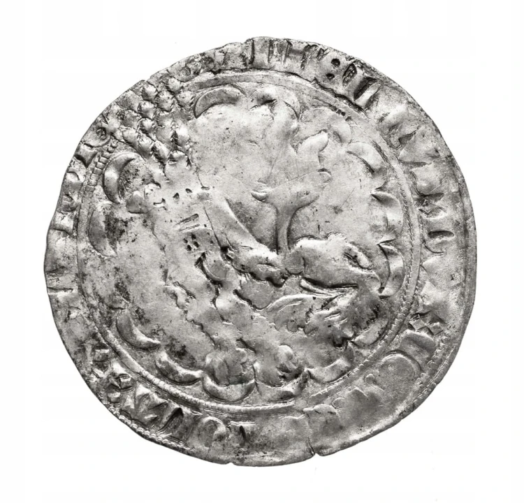 Niderlandy, Holandia, Wilhelm V Bawarski 1354-1389, grosz podwójny