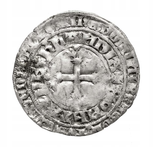 Niderlandy, Holandia, Wilhelm V Bawarski 1354-1389, grosz podwójny