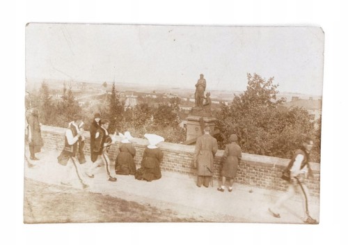 STARA FOTOGRAFIA - JASNA GÓRA, STACJA X DROGI KRZYŻOWEJ 1932