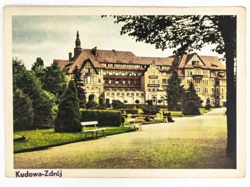 KUDOWA-ZDRÓJ - HOTEL WYPOCZYNKOWY FÜRSTENHOF (KSIĄŻĘCY DWÓR) LATA 30. / 40.