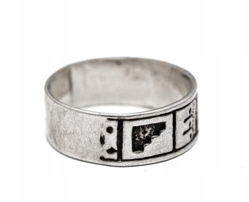 STARY SREBRNY PIERŚCIONEK 925 R. 13