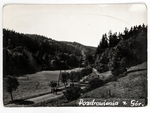 SOKOŁOWSKO - WIDOK NA PRZEŁĘCZ 1963 PRL