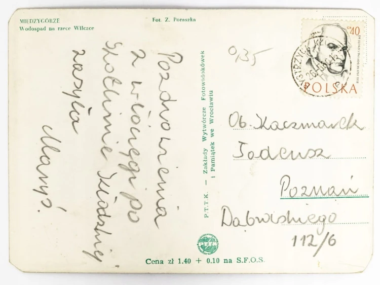 MIĘDZYGÓRZE - WODOSPAD NA WILCZCE 1960 PRL