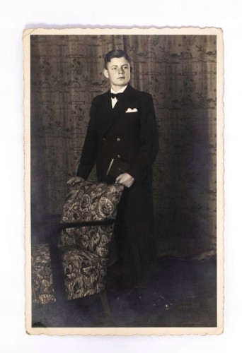 STARA FOTOGRAFIA - PIERWSZA KOMUNIA ŚWIĘTA 1935