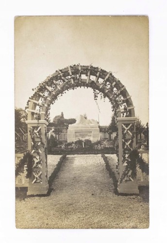 FOTOGRAFIA NIEMIECKI CMENTARZ WOJENNY 1914/1915, HEUDICOURT SOUS LES COTES