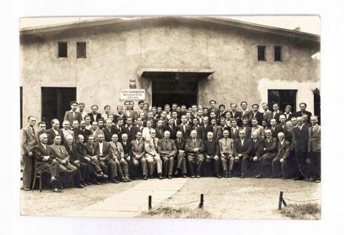 STARA FOTOGRAFIA - SZKOŁA ZAWODOWA UCZNI WARSZTATÓW PKP, POZNAŃ 1946