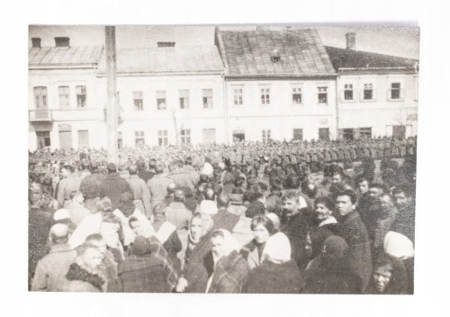 STARA FOTOGRAFIA - PODDANIE SIĘ TWIERDZY PRZEMYŚL, SANOK 1915