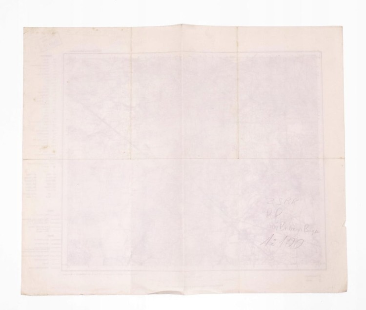 STARA MAPA - BEREZA KARTUSKA, BŁUDEŃ, HOSZCZEWO 1921