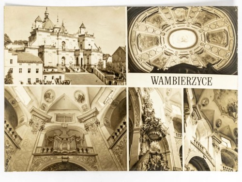 WAMBIERZYCE - BAROKOWA BAZYLIKA NAWIEDZENIA NMP 1974 PRL
