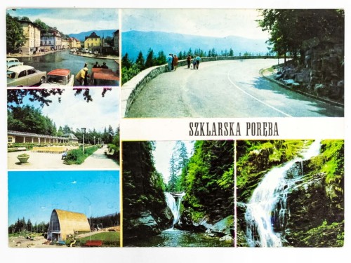 SZKLARSKA PORĘBA - KAWIARNIA ESPLANADA, ZAKRĘT ŚMIERCI, WODOSPADY 1978 PRL