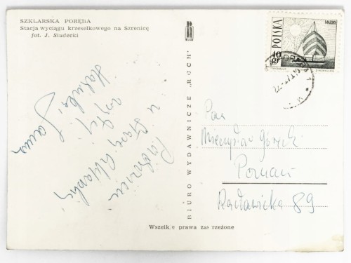SZKLARSKA PORĘBA - STACJA WYCIĄGU KRZESEŁKOWEGO LATA 60. / 70. PRL