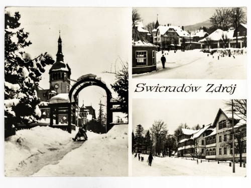 ŚWIERADÓW-ZDRÓJ - DOM ZDROJOWY, DOMY WCZASOWE FWP NEPTUN 1972 PRL