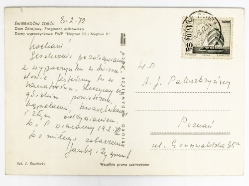 ŚWIERADÓW-ZDRÓJ - DOM ZDROJOWY, DOMY WCZASOWE FWP NEPTUN 1972 PRL
