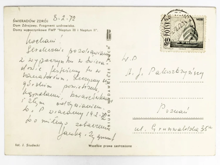 ŚWIERADÓW-ZDRÓJ - DOM ZDROJOWY, DOMY WCZASOWE FWP NEPTUN 1972 PRL