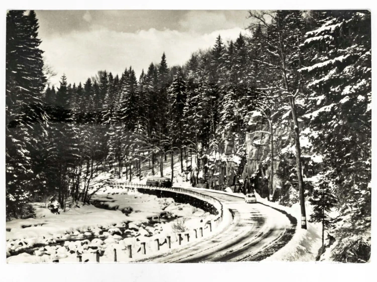 SZKLARSKA PORĘBA - TRASA NA JELENIĄ GÓRĘ LATA 60. PRL
