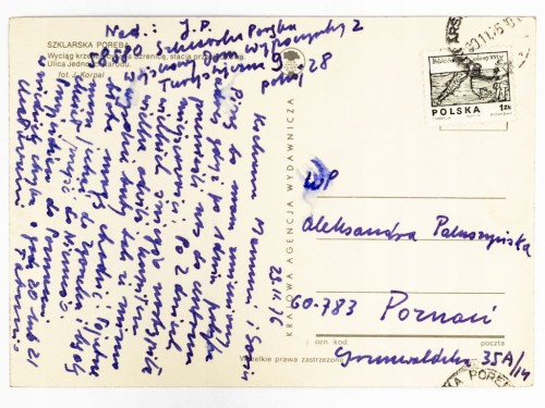 SZKLARSKA PORĘBA - WYCIĄG KRZESEŁKOWY NA SZRENICĘ ST. PRZESIADKOWA 1976 PRL