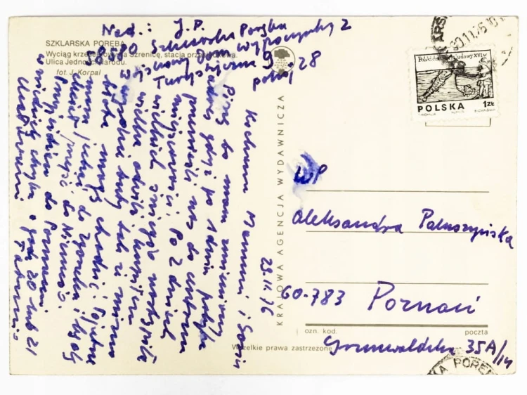 SZKLARSKA PORĘBA - WYCIĄG KRZESEŁKOWY NA SZRENICĘ ST. PRZESIADKOWA 1976 PRL