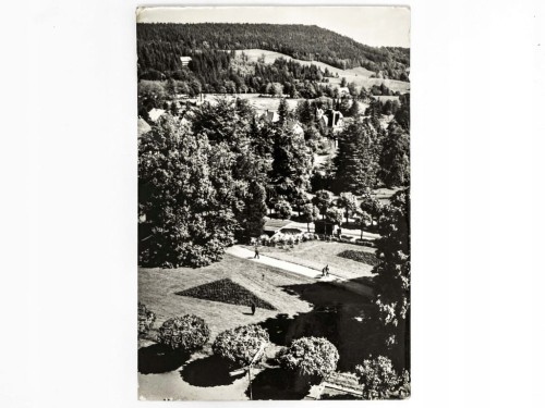 ŚWIERADÓW-ZDRÓJ - PANORAMA Z PARKIEM 1980 PRL