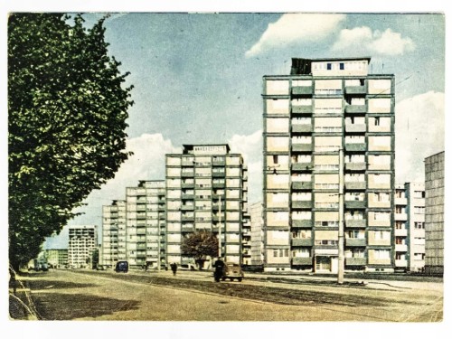 WROCŁAW - OSIEDLE GAJOWICE PRZY UL. GRABISZYŃSKIEJ 1965 PRL