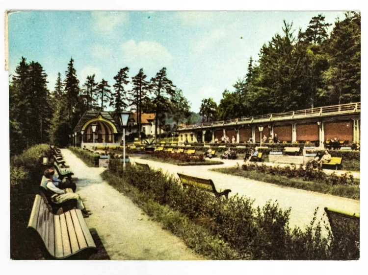 SZKLARSKA PORĘBA - PARK Z MUSZLĄ KONCERTOWĄ 1967 PRL
