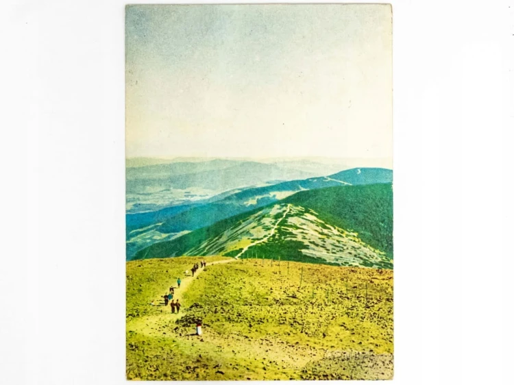 KARKONOSZE - DROGA PRZYJAŹNI POLSKO-CZECHOSŁOWACKIEJ 1975 PRL