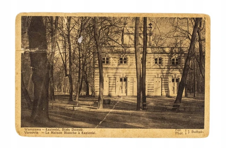 WARSZAWA - ŁAZIENKI, BIAŁY DOMEK 1926