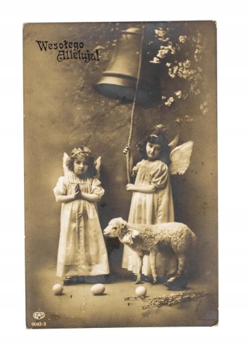 STARA POCZTÓWKA WIELKANOCNA - WARSZAWA / CHYRÓW 1913
