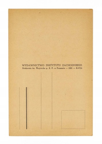 STARA POCZTÓWKA - ŚW. JAN CHRZCICIEL, RZEŹBA Z KATEDRY WROCŁAWSKIEJ l. 50