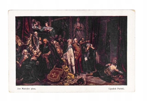 STARA POCZTÓWKA - JAN MATEJKO, UPADEK POLSKI II RP