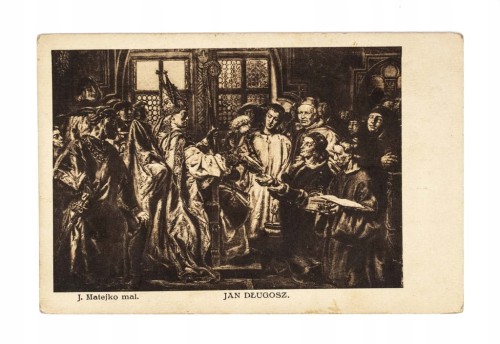 STARA POCZTÓWKA - JAN MATEJKO, JAN DŁUGOSZ II RP