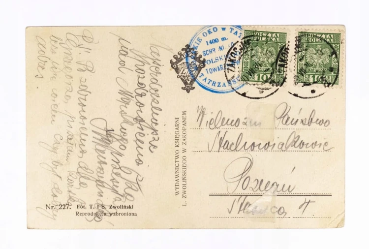 TATRY - CZARNY STAW NAD MORSKIM OKIEM 1934