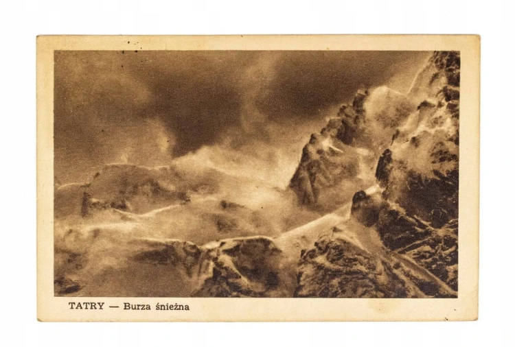 TATRY - BURZA ŚNIEŻNA 1950