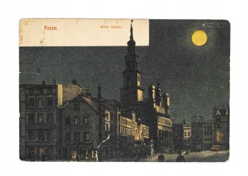 POZNAŃ - RYNEK, RATUSZ, A. SZCZERBIŃSKI, JULIUS LATZ, KOŁO II RP