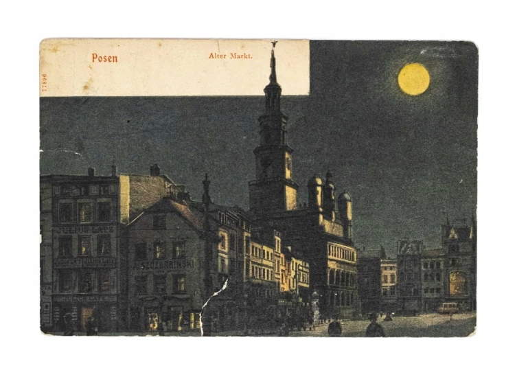 POZNAŃ - RYNEK, RATUSZ, A. SZCZERBIŃSKI, JULIUS LATZ, KOŁO II RP