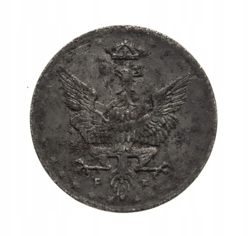 Królestwo Polskie,5 fenigów 1918, Stuttgart