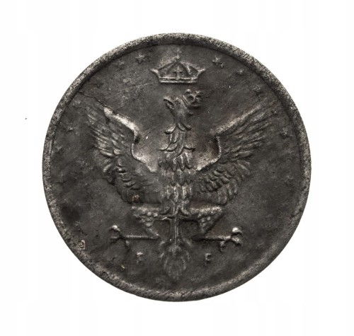Królestwo Polskie,5 fenigów 1918, Stuttgart