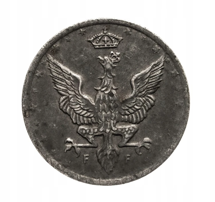 Królestwo Polskie,10 fenigów 1917, Stuttgart