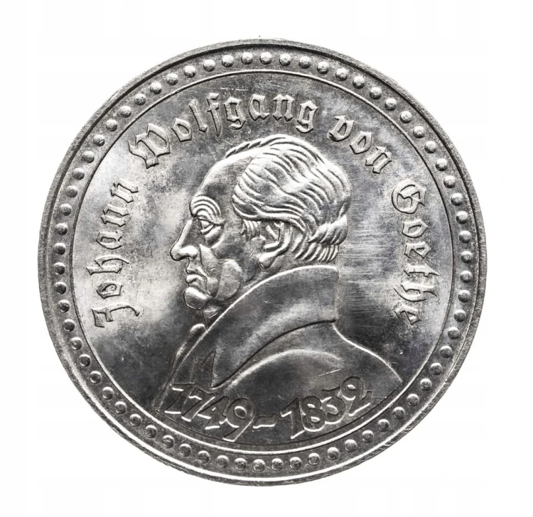 Niemcy, Żeton Johann Wolfgang von Goethe, Faust 1829