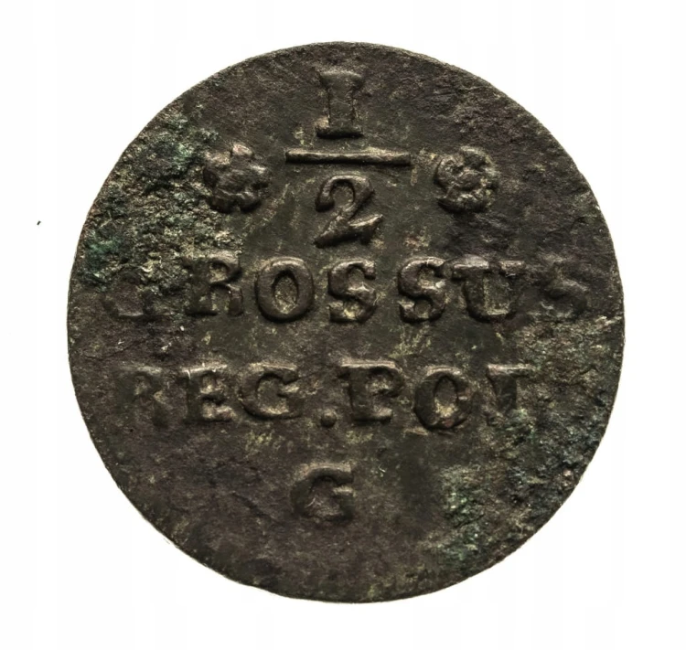 Polska, Stanisław August Poniatowski, 1/2 grosza 1768 G, Kraków.