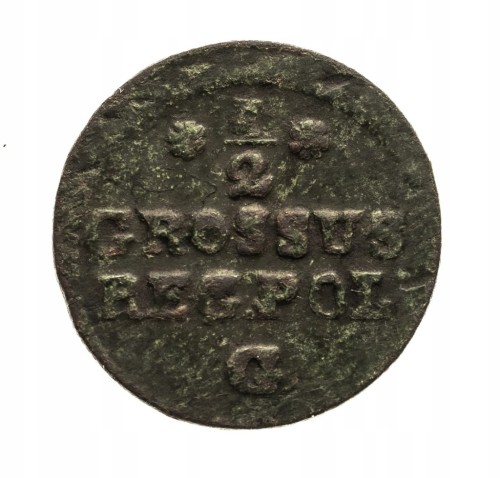 Polska, Stanisław August Poniatowski, półgrosz 1767, Warszawa