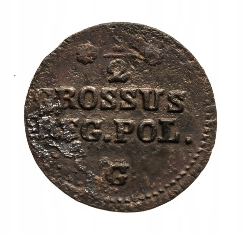 Polska, Stanisław August Poniatowski, półgrosz 1767, Warszawa